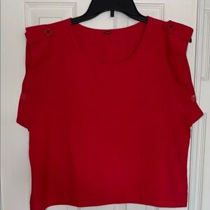 Red Sleeveless Top. Brazilian